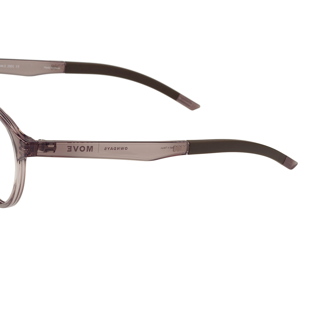 OWNDAYS | MOVE Light Brown Full Rim Boston left side